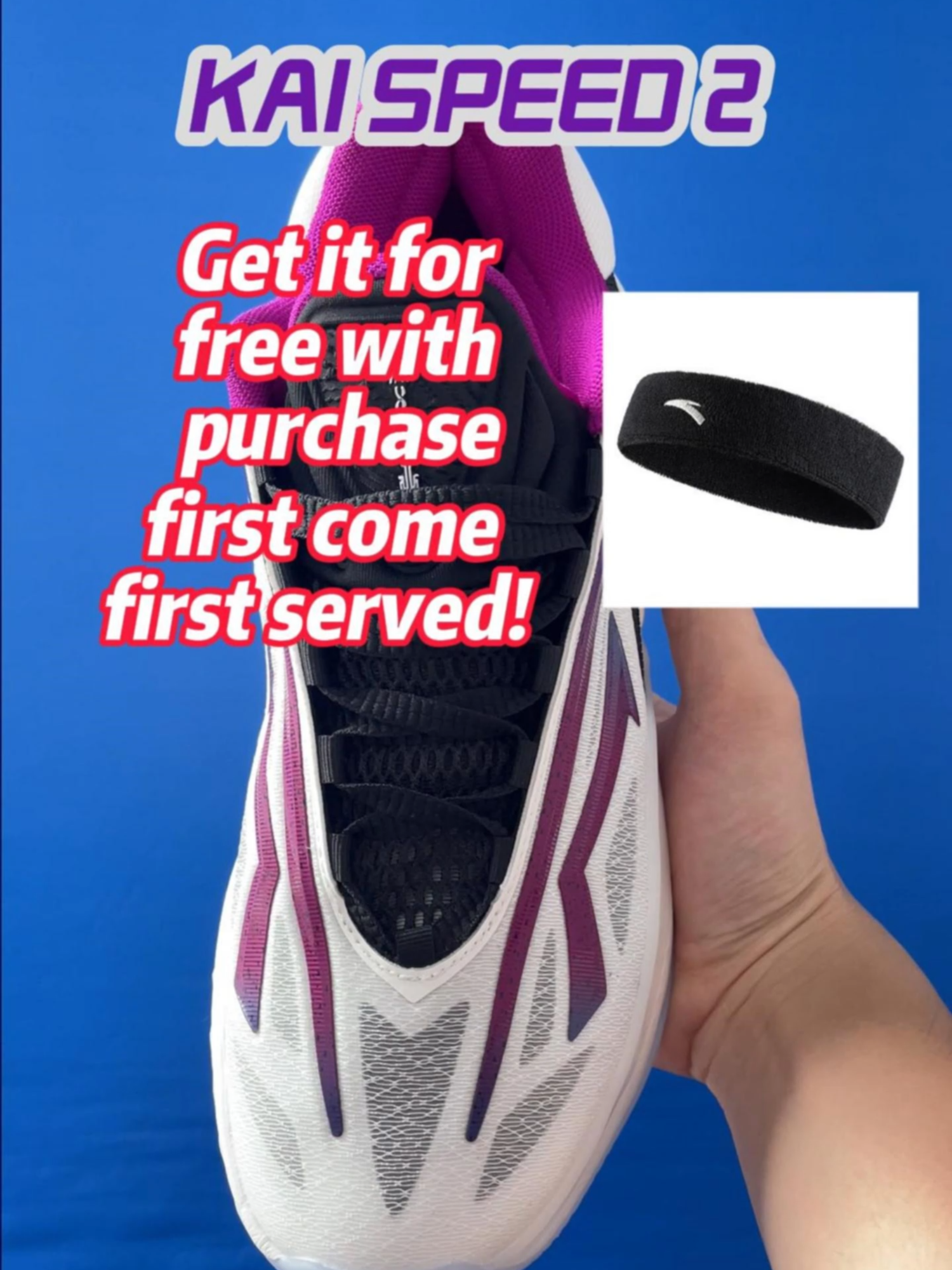 price cut，Get a free headband with any purchase, limited quantity, first come first served!#shoes #fyl #September #anta #basketball #kyrieirving