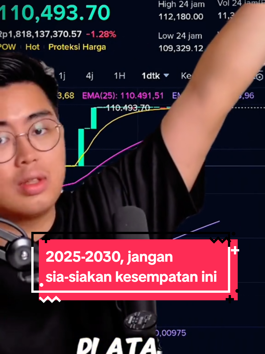 2025-2030, jangan sia-siakan kesempatan ini🔥 #timothyronald #akademicrypto #motivation #2030 