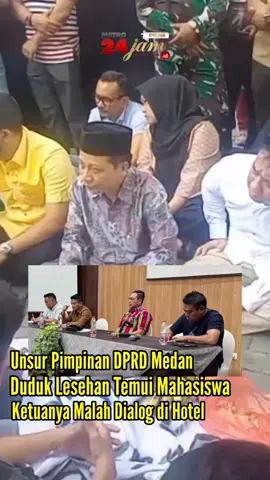 METRO24JAM.ID - Dua gelombang massa mahasiswa yang menyampaikan aspirasi ke Gedung DPRD Kota Medan untuk menemui Pimpinan DPRD Medan, Wong Chung Sen justru absen. >>Baca selengkapnya hanya di:      www.metro24jam.id #metro24jam #berita #demo #medan #dprdmedan 