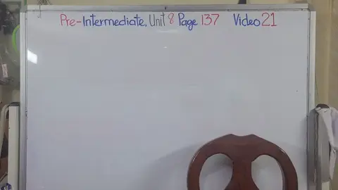 Video 21/ Unit 8, page137, Headway Pre-Intermediate Student's Book e-book (កម្រឹត2) https://youtube.com/@sunpisethofficial Follow Telegram - https://t.me/Teachersunpisethofficial Like Page - https://web.facebook.com/TeacherSunPiseth Facebook: https://web.facebook.com/6l  Follow Tiktok - https://www.tiktok.com/@teachersunpiseth Website - https://teachersunpiseth.blogspot.com