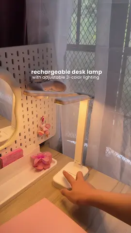update! been using it for one year na and works so well pa rin 🤩 #studylamp #desklamp — double head lamp rechargeable foldable and adjustable for an affordable price. matches my aesthetic well without compromising quality 