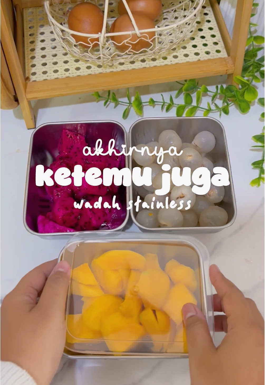 pelan pelan beralih dari wadah plastik ke wadah stailness ini. karna secara material lebih aman untuk simpan makanan. terbuat dari bahan stainless steel SUS 304 👌 #foodbox #foodcontainer #wadahstainless #foodboxstainless #wadahserbaguna 