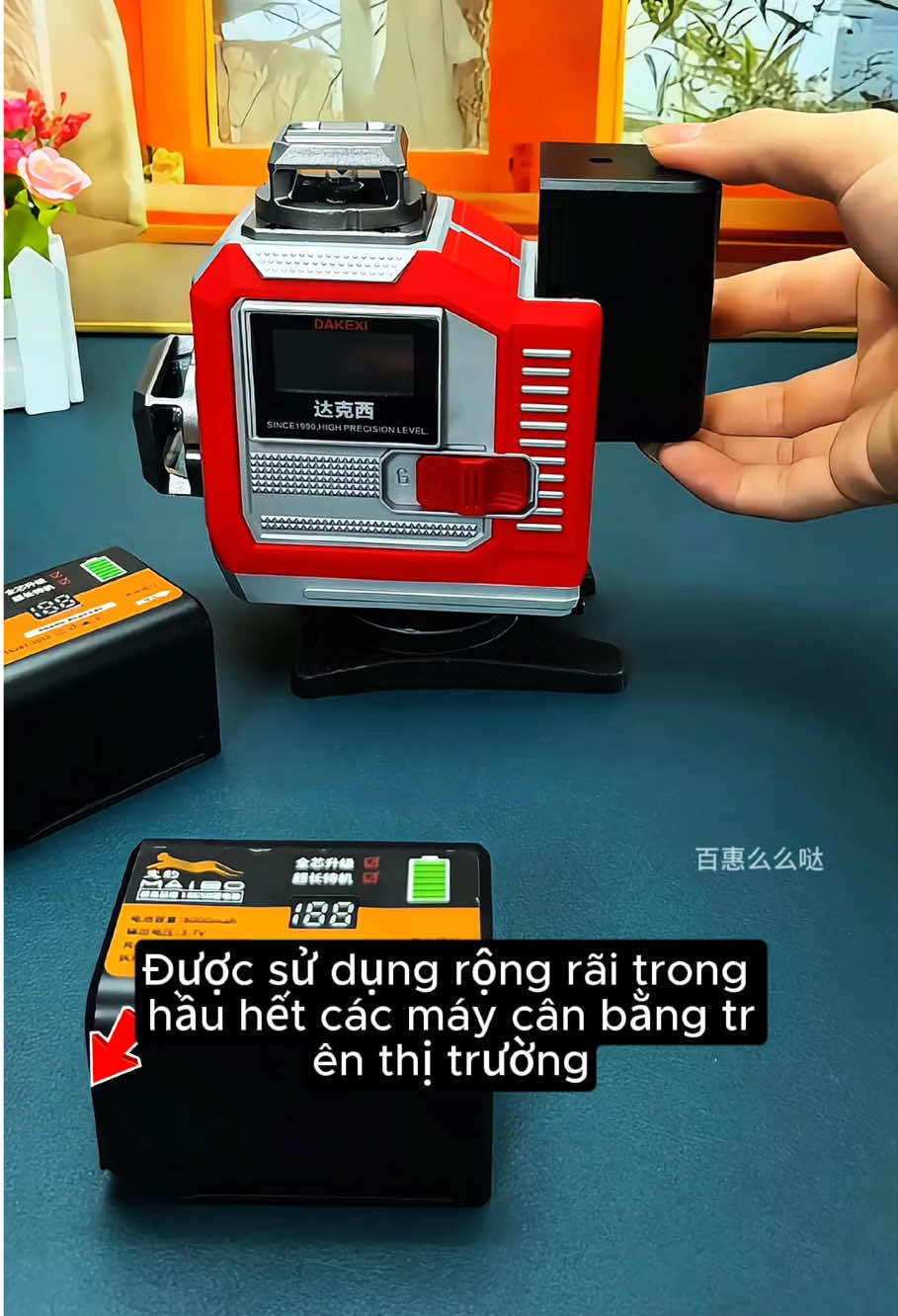 Pin máy cân bằng laser cao cấp #maycanbanglaser #pinmaycanbanglaser #qnshop 