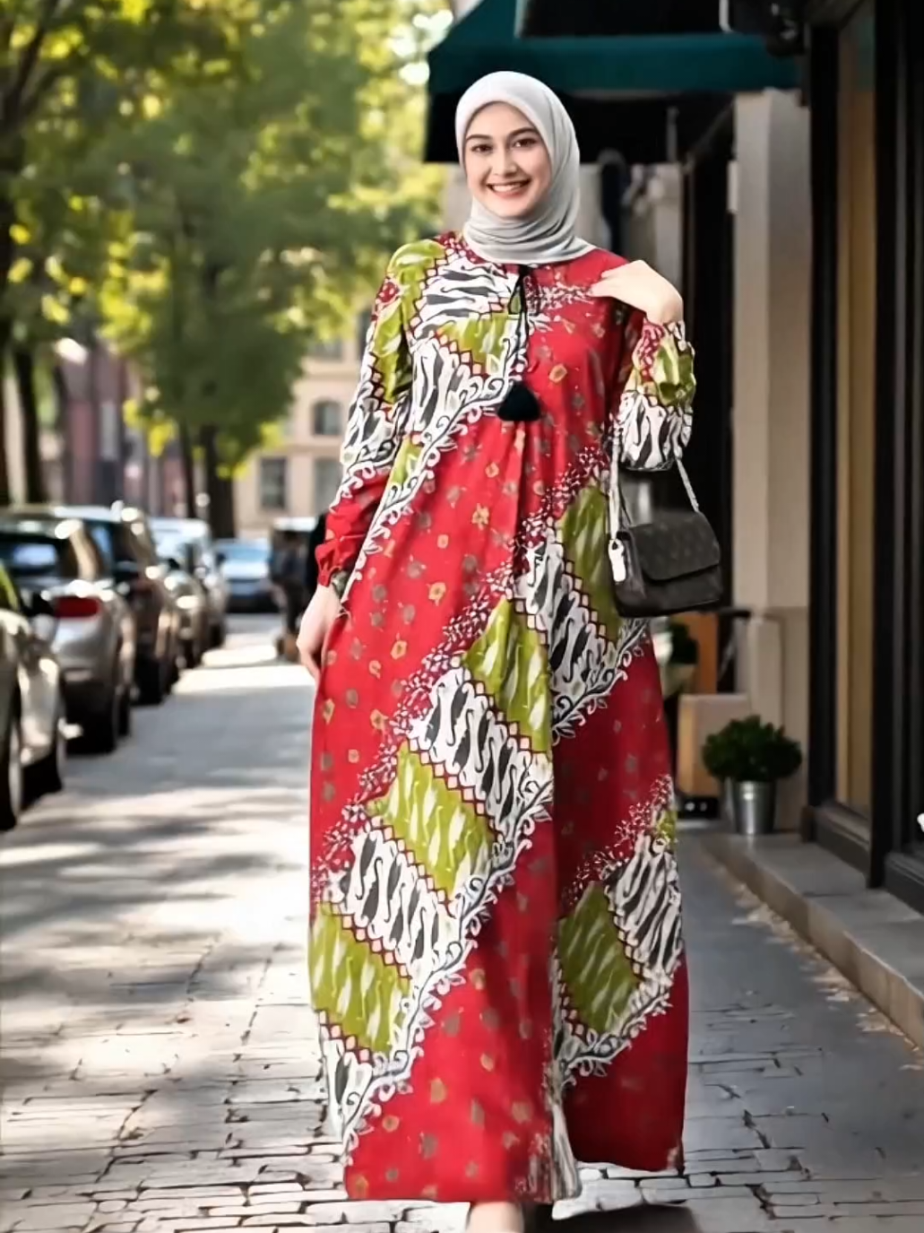 ARSYANA Gamis Rayon Super Premium Dress Panjang Syari Elegan Batik Modern Busui Wanita Muslim Adem Tebal Nvaman Jumbo #gamis #gamisbatik #bajulebaran #kondangan #setelanwanita 