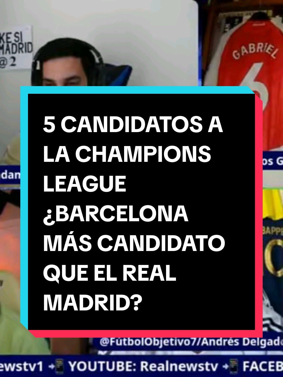 5 CANDIDATOS A LA CHAMPIONS LEAGUE ¿BARCELONA MÁS CANDIDATO QUE EL REAL MADRID? #DeportesEnTikTok #fcbarcelona #realmadrid #ChampionsLeague  #futbolobjetivo7 