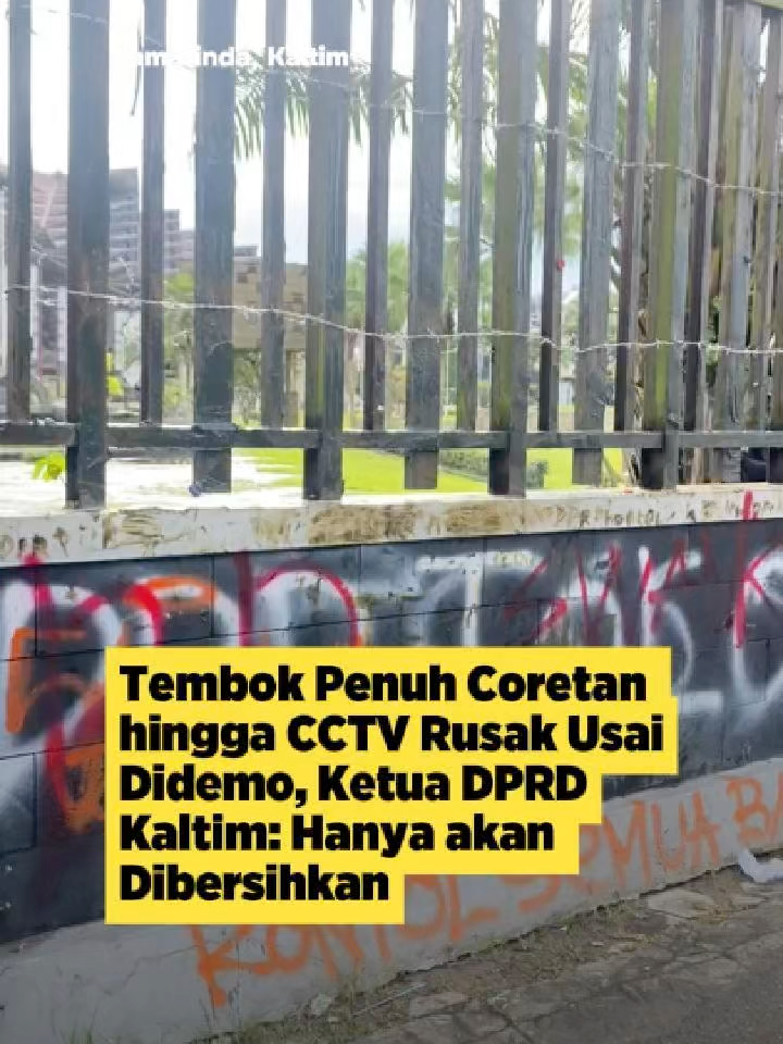 Ketua DPRD Kaltim Hasanuddin Mas’ud menegaskan bahwa pasca aksi demonstrasi 1 September lalu, DPRD Kaltim tidak akan melakukan perbaikan fasilitas, melainkan hanya pembersihan pagar yang dicoret massa. Ia menyebut keterbatasan anggaran akibat efisiensi membuat pihaknya belum bisa mengalokasikan dana untuk kerusakan, termasuk CCTV yang rusak. Hasanuddin juga mengimbau agar aspirasi disampaikan dengan damai tanpa merusak fasilitas umum. #DPRDKaltim #Samarinda #DemoMahasiswa #BeritaKaltim #KaltimToday #AspirasiRakyat #BeritaTerkini