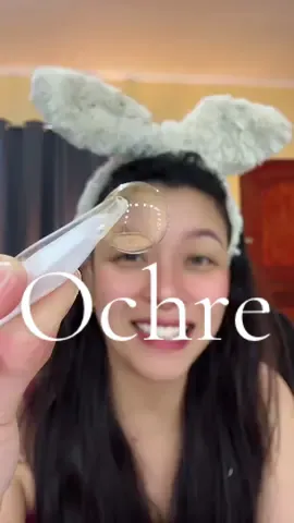 Comfortable Contact lense 38% water from Magister  #contactlense #magister #ochre #naturallooking 