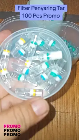100 pcs Filter pipa penyaring tar promo cek #filtertar #penyaringtar #filterrko #filterroko #prothalib 