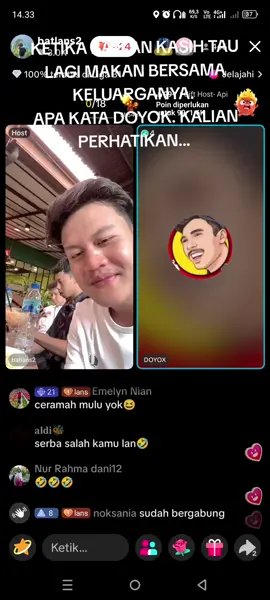 HIBURAN DI SORE HATI. KALIAN PERHATIKAN APA YG TERJADI @batlanss @batlans2 @DOYOX 