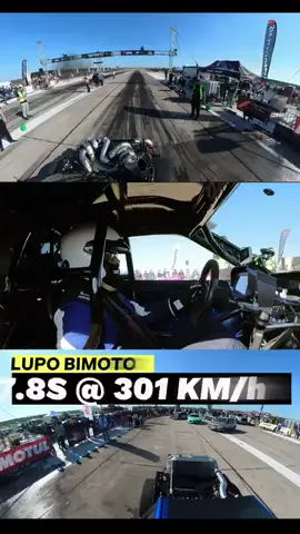 Crazy Lupo Bimoto Form Romania 7 second car! amazing build!  #fyp #dragrace #lupobimoto #racecar #carculture @DOP Motorsport 