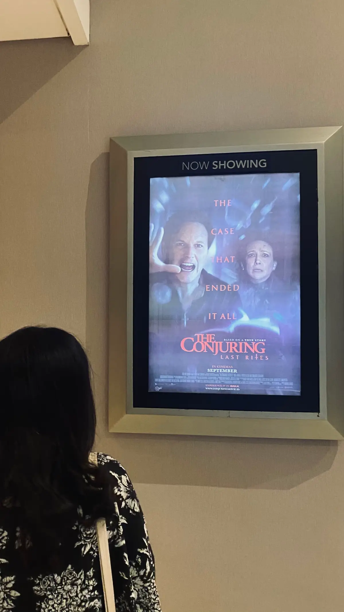 100000/10 🥺🤍 bakal kangen bangett ! #theconjuring #conjuringhorror #bioskop #pontianak #fyp 
