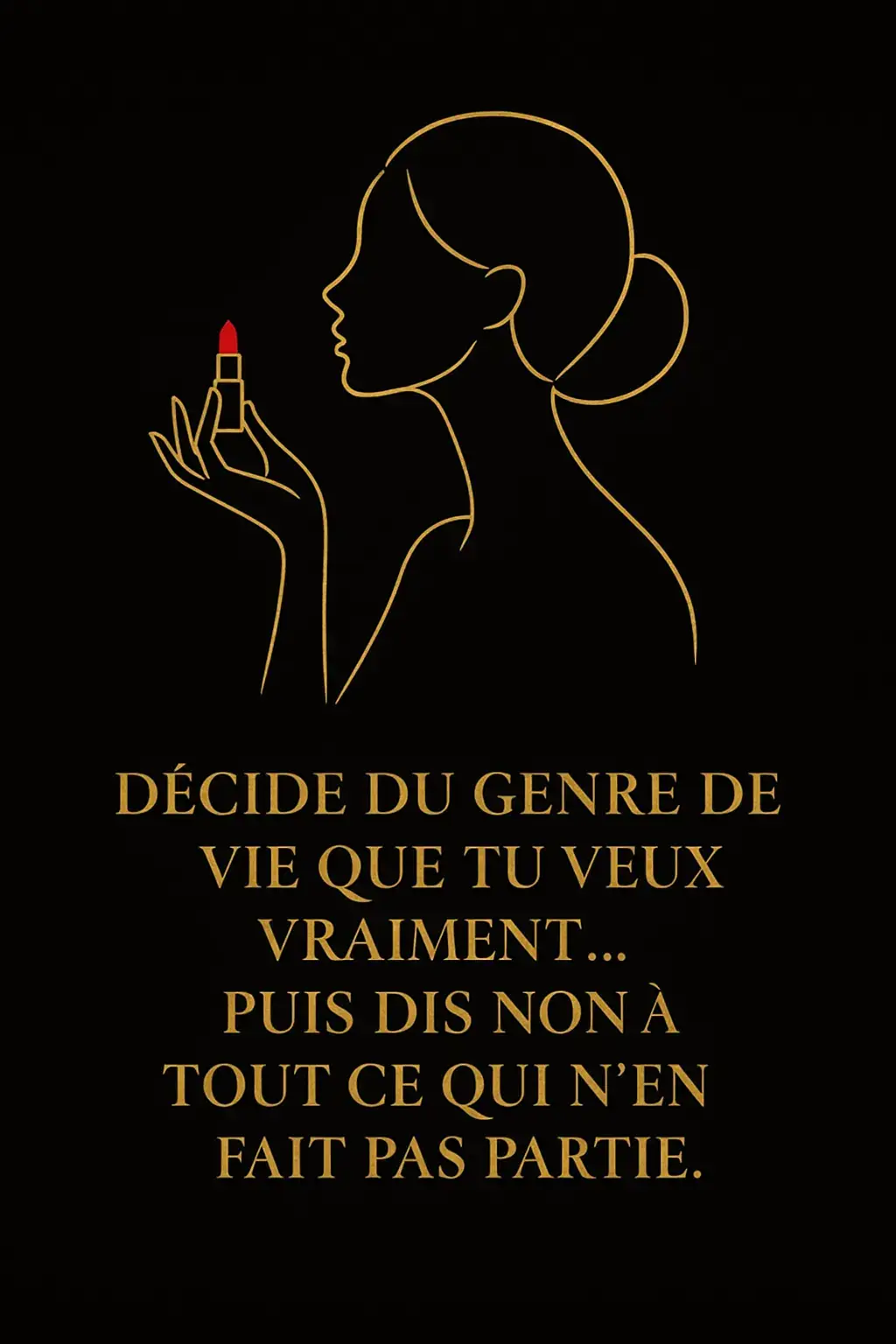 La vraie élégance, c’est de choisir ce qui nous élève… et dire non à tout le reste. 🖤 #Beauté #Élégance #ForceIntérieure #confiance #luxe 