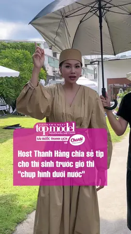 Host Thanh Hằng chia sẻ tip cho thí sinh trước giờ thi 