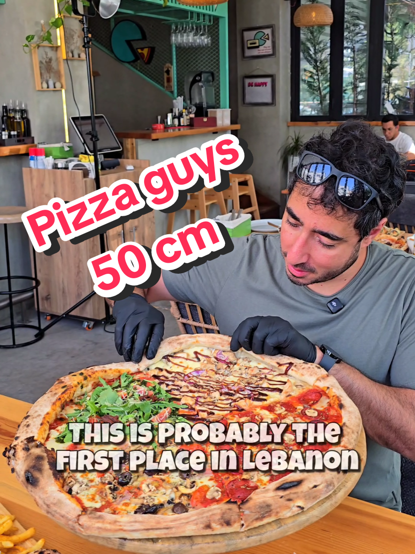 Always happy to visit this place, a business that started from zero with chef Simon and i personally love self-made business owners, the dough is everything, the pizzas are of premium quality toppings & ingredients and amazing prices! @pizzaguyslb @burgerguyslb Locations📍: Antelias - Gemayze  📱: +9611447441 +9614520034   Items tried: - 50 cm pizza (4 toppings) 24$, starting at 18$ (Margueritta)! - Panuozzo steak sandwich (new item) - lotus burger (new item) - imported fries (delicious and crispy) - mozarella sticks 7$ - chicken tenders 9$ - chicken avocado salad 13$ - sweet calzone with mozzarella and nutella 9$ - fondant with lindt dark chocolate (new item) and this 🍕/🍔 place to your list when visiting #Antelias or #Gemayze you won't regret it.