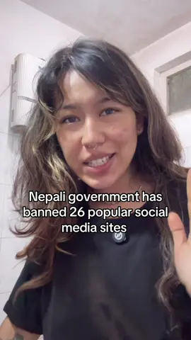Nepali government has banned 26 popular social media sites That have failed to comply with a new registration directive.  The timing definitely overlaps with big diplomatic outreach and infrastructural push. 👀 What are your views on this? Platforms that remain accessible are: TikTok, Viber Nimbuzz, Wetalk and Popo Live.  Platforms under review are : T elegram and Global diary/ Global Link #fyp #nepalitiktok #ban #socialmediaban #nepal 