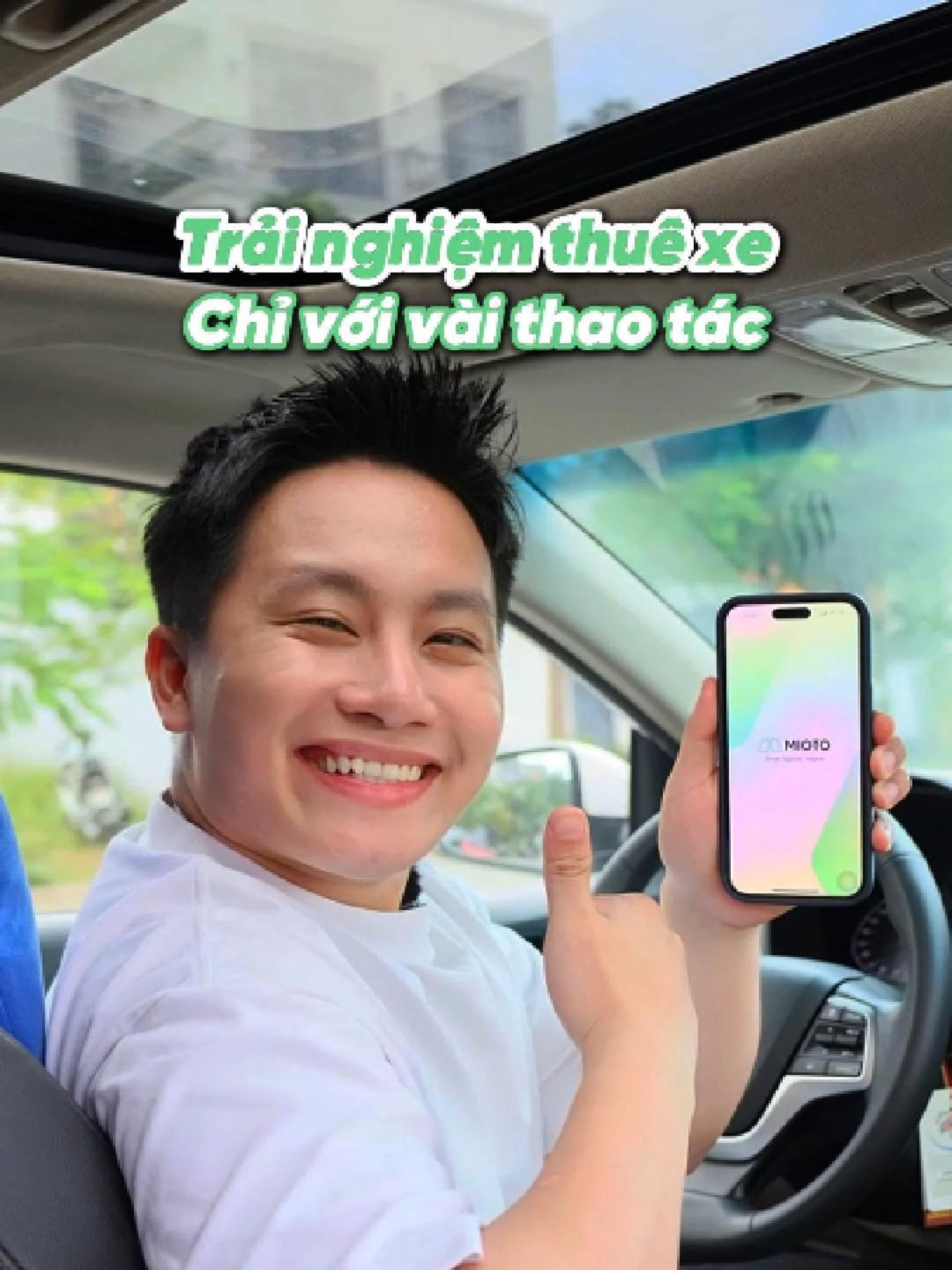 📲 Chỉ với vài thao tác đơn giản - chiếc xe phù hợp đã sẵn sàng cho hành trình của bạn #mioto #oto #thuexetulai #hyundai #accent
