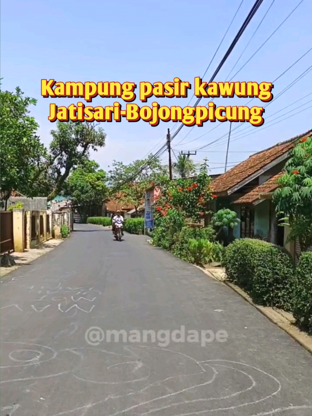 Kampung pasir kawung Desa Jatisari kecamatan Bojongpicung~Cianjur #mangdape #explore #jalandesa #suasanakampung #pelosokdesa 