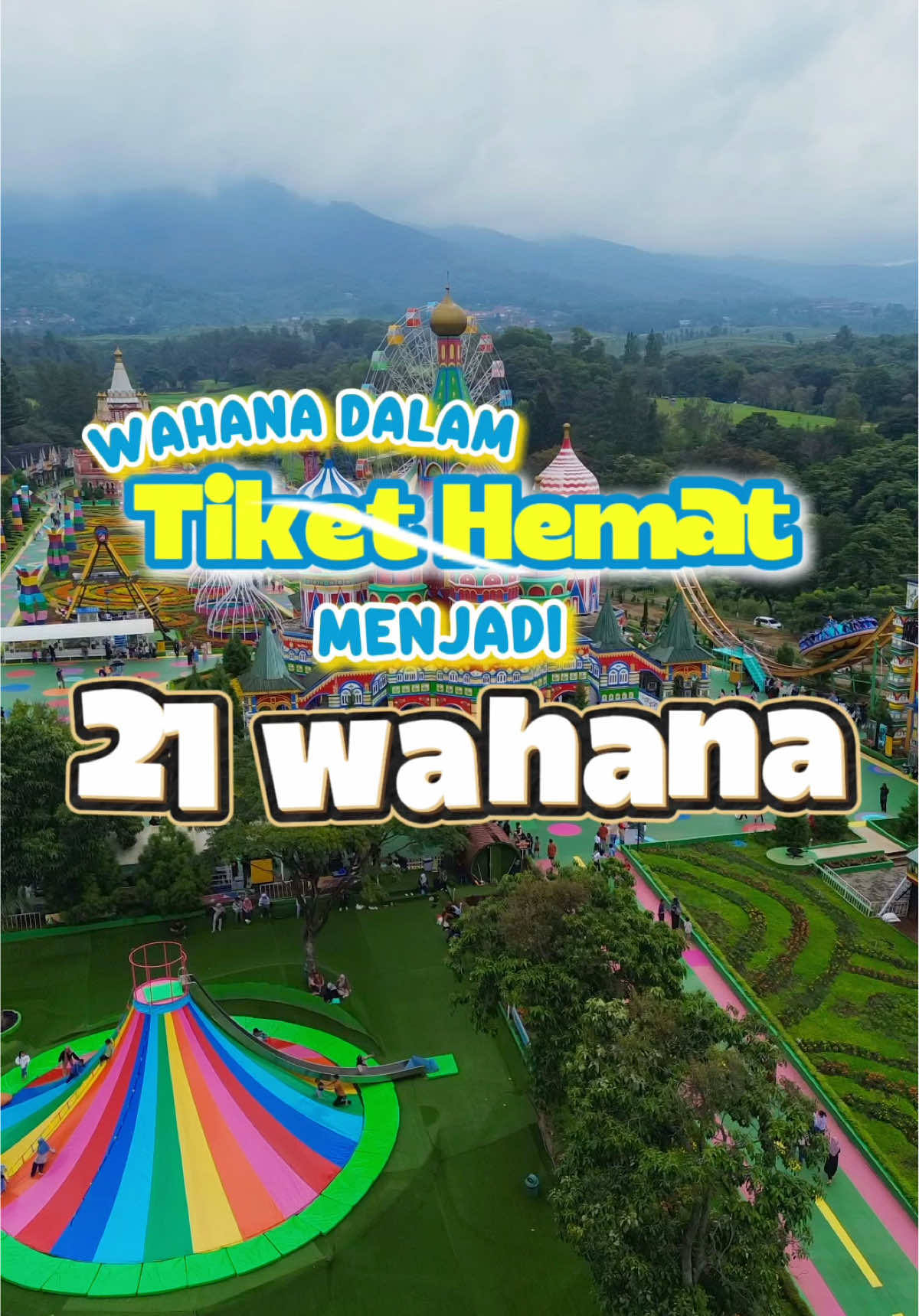 21 Wahana Dalam Tiket Hemat‼️ Wahana yg termasuk dalam Tiket Hemat kini bertambah satu wahana baru yaitu BIG CAROUSEL ✨ Jadi jika sobat jans berkunjung ke jans park dan membeli Tiket Hemat sekarang wahana yg di dapat jadi 21 wahana dan spesial sampai akhir tahun ini semua wahana nya bisa di naiki berkali-kali sepuas nya☺️ Yuk segera agendakan liburan ke jans park✨ #janspark #jatinangornationalpark #cobakejanspark #wisata #tikethemat 