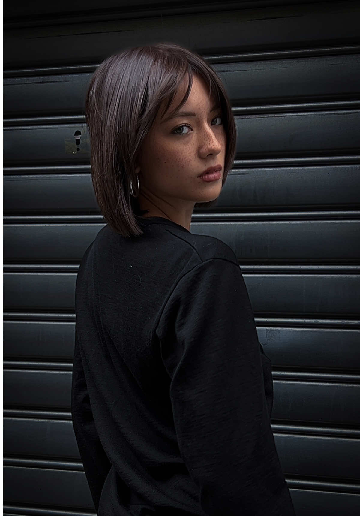 A big change for Sakura with the bob cut 🖤✂️ #bobcut #haircut #transformation 