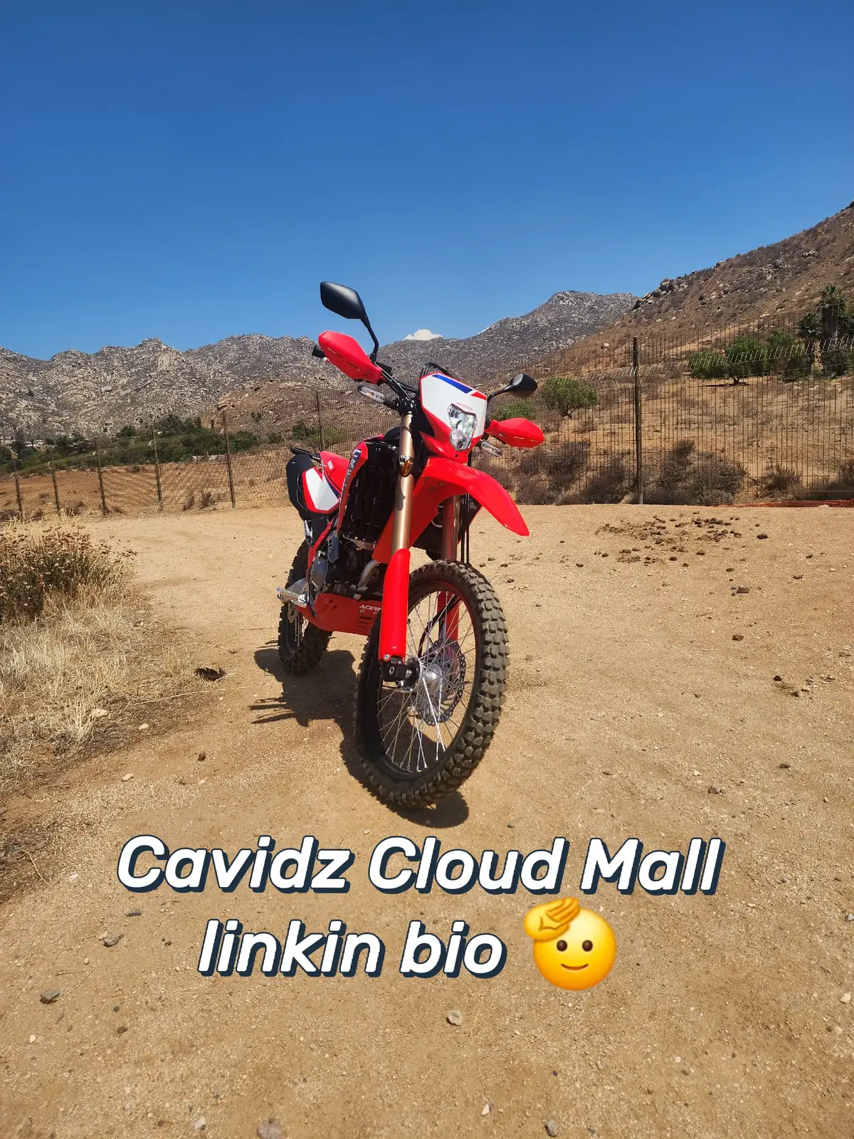 Cavidz N Chill 🤙 #Honda #CRF300L #cavidz_moto #CavidzCloudMall #linkinbio 
