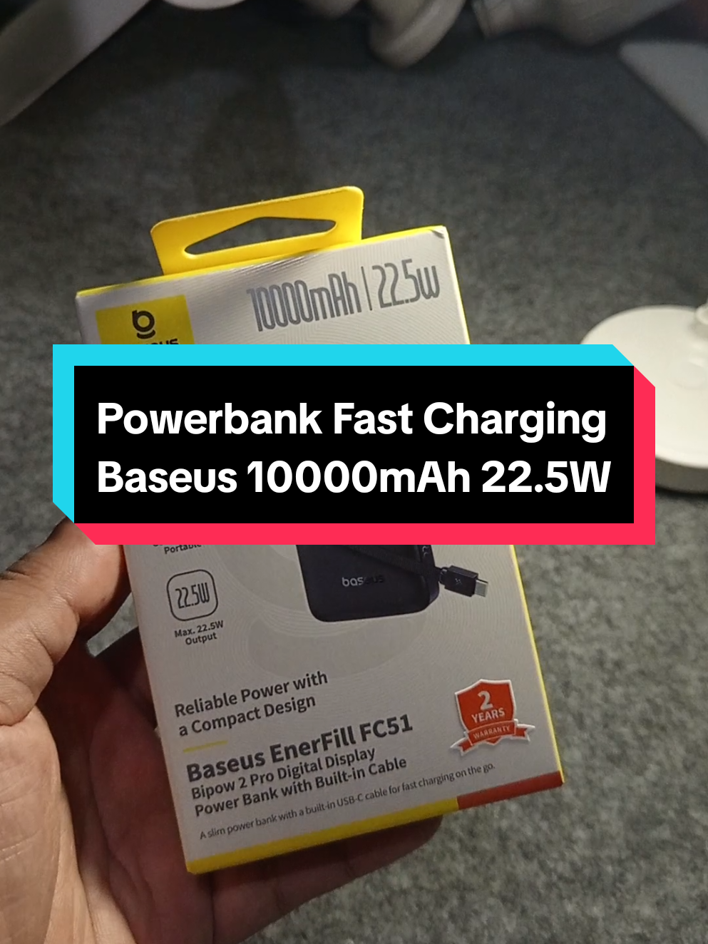Rekomendasi powerbank fast charging... #fyp #powerbank #powerbankfastcharging #powerbankbaseus #powerbank10000mah 