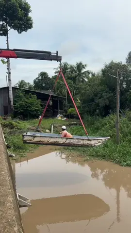 #สับเปลี่ยนหม้อแปลงชํารุด #เอาเรือลงแบบดิจิตอล 🤣 #ด่วนบางน้ำเปรี้ยว 