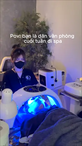 Cuối tuần đi spa mà công việc vẫn spam 🥲 #viral #3amdspa #spahanoi #xuhuong #3am_dspa 