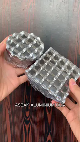 Asbak Aluminium #asbak #aluminium #kotak #bulat 