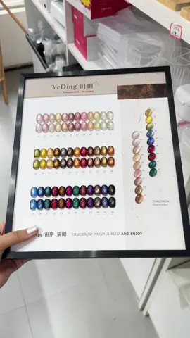 set mắt mèo YEDING ZEUS 36 màu hàng toàn tông màu trend thôi.