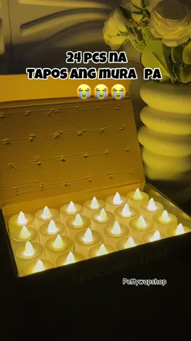 Aba flameless  perfect for all ocassion may battery na din sya #candle#flamelesscandle#undas2025#holidaycountdown #fyp 