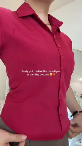 safe na safe! 💯 #poloblouse #croppedpolo #titafits #fyp 