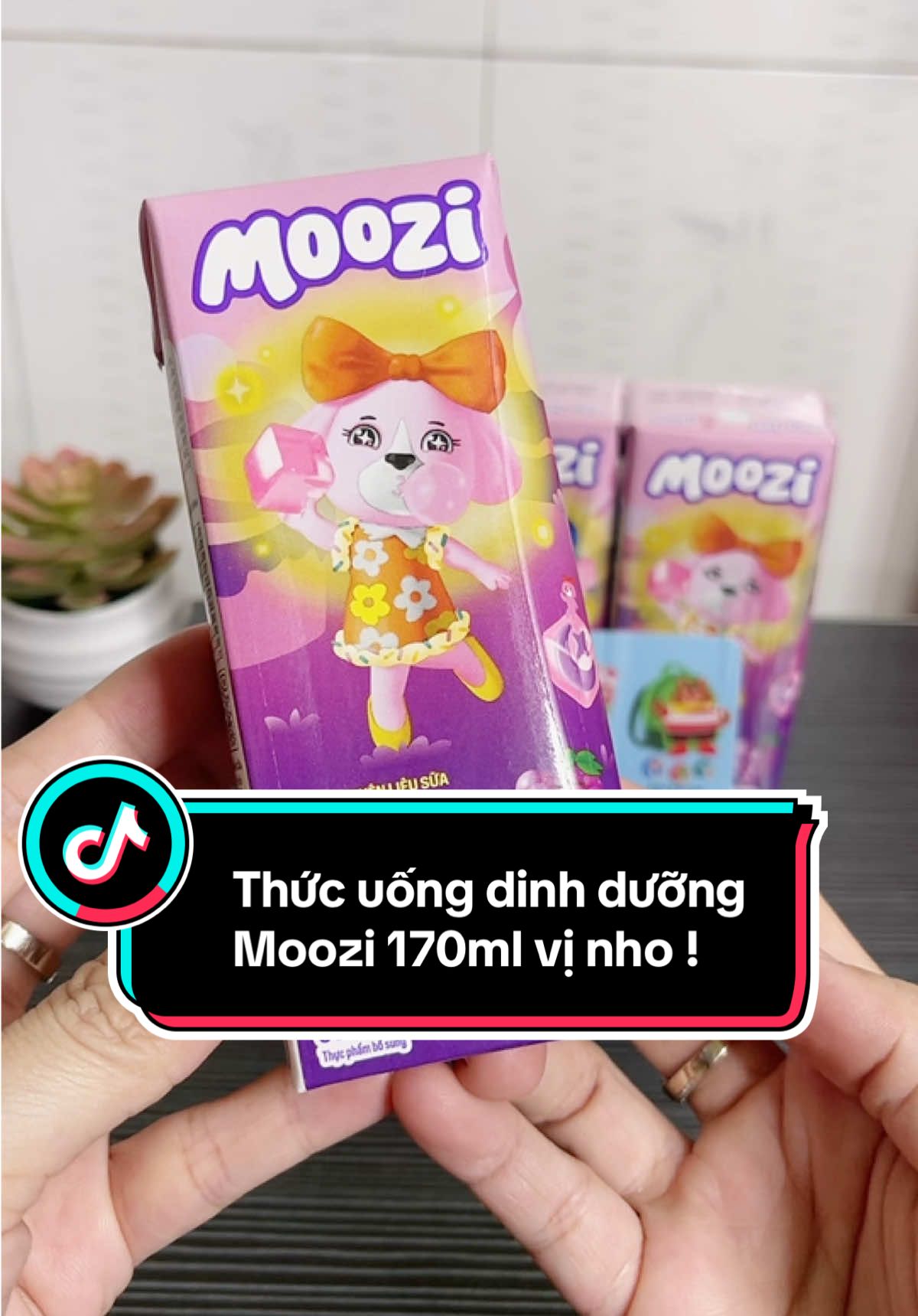 Thức uống dinh dưỡng từ sữa hương kẹo nho có thạch Moozi 170ml, thùng 48 hộp #bachhoathuytrang #xuhuong #xuhuongtiktok #2025 #suatuoi 
