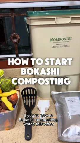 See. Easy right? 😊 . . . #kompostri #foodwaste #bokashicomposting 