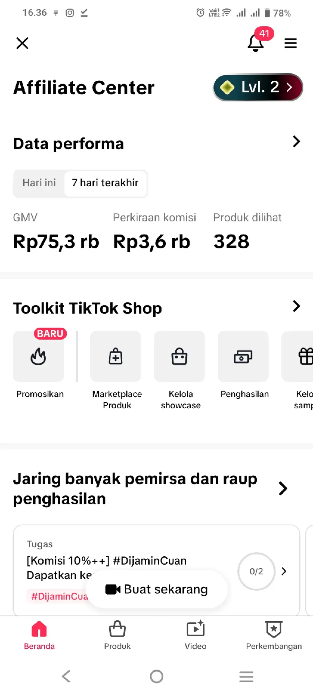 kita usahakan 1 juta per hari itu🤲 #affiliate  #fyppppppppppppppppppppppp  #masukberandafyp  #xyzba #belajarngonten 