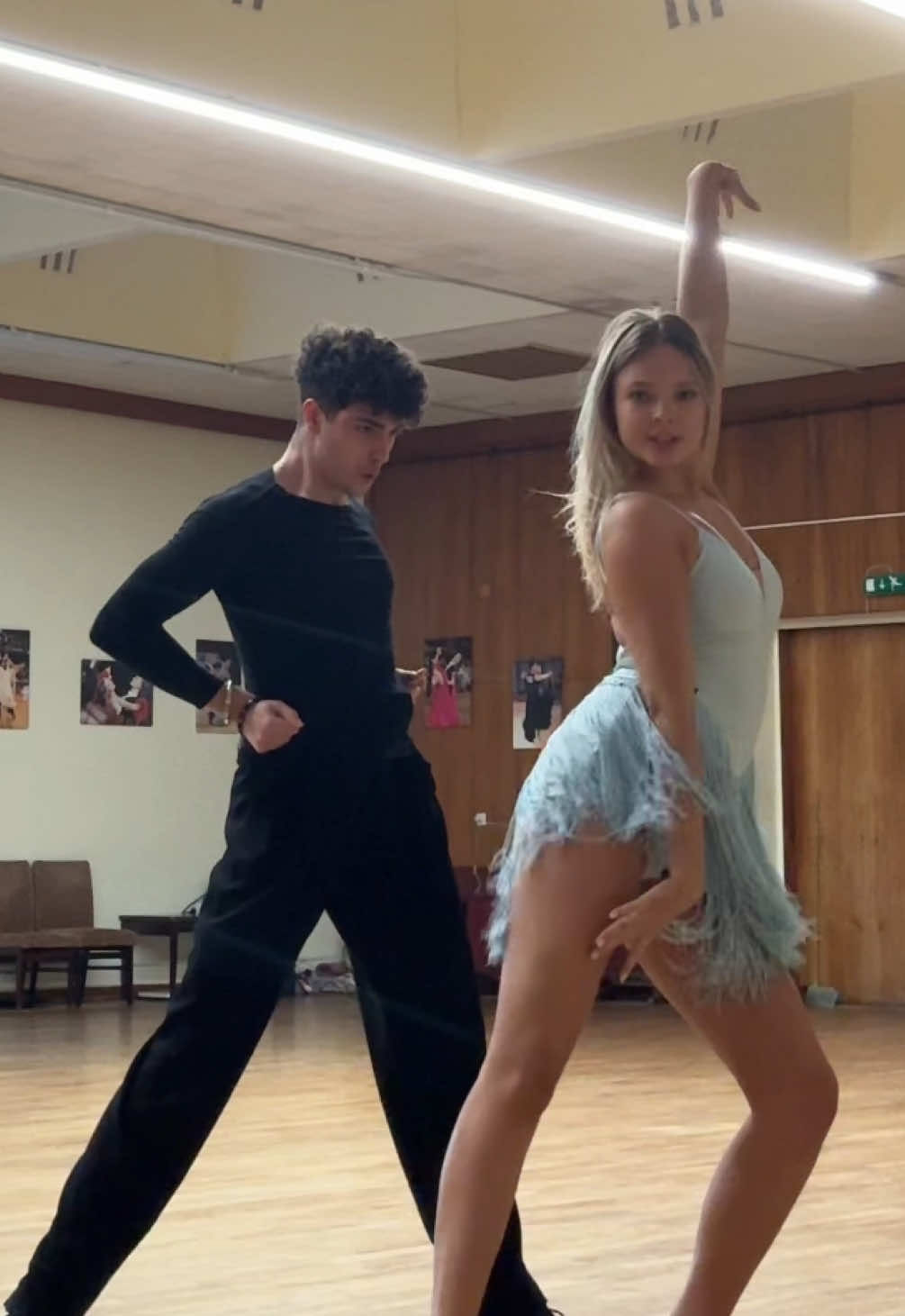 We saw the you love our New ChaCha Challenge, and we wanted to try it with another music 🔥 With which music you like it more?? #chachachallenge #dancechallenge #chachacha #dancemoves #mateos_golubeva 