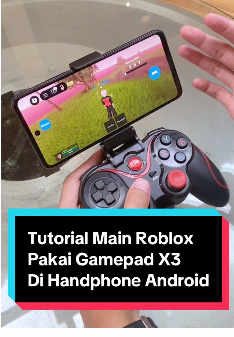 Main Roblox Pakai Gamepad X3!! Cara konekin gamepad nya juga gampang banget karena memakai bluetooth dan tentunya sudah pakai seri terbaru tentunya jadi minim delay!! Gamepad ini juga sudah support ke sepua tipe device kamu!! #gamepad #gamepadwireless #gamepadandroid #gamepadx3 #high 