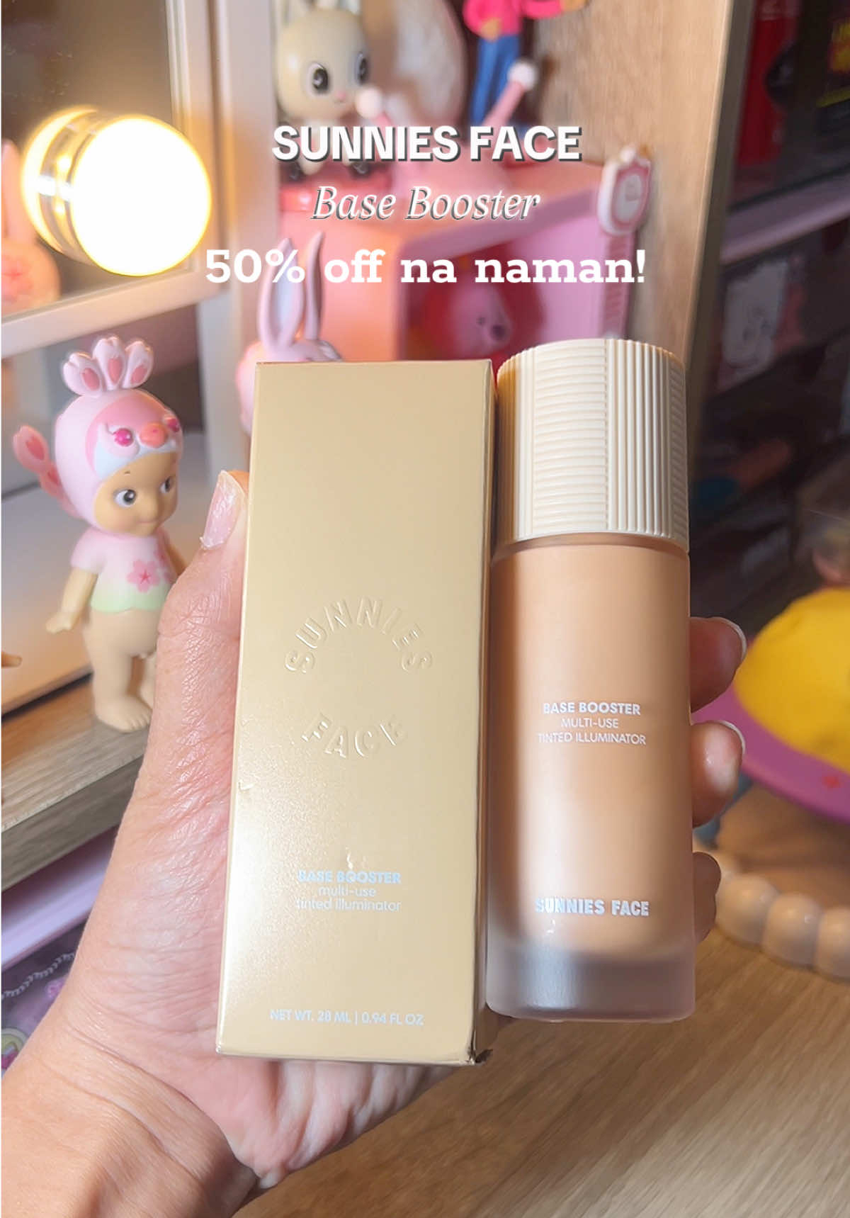 Naka 50% off na naman ‘tong illuminator ni sunnies face! #sunniesface #sunniesfaceilluminator #illuminator #basebooster #fyp 
