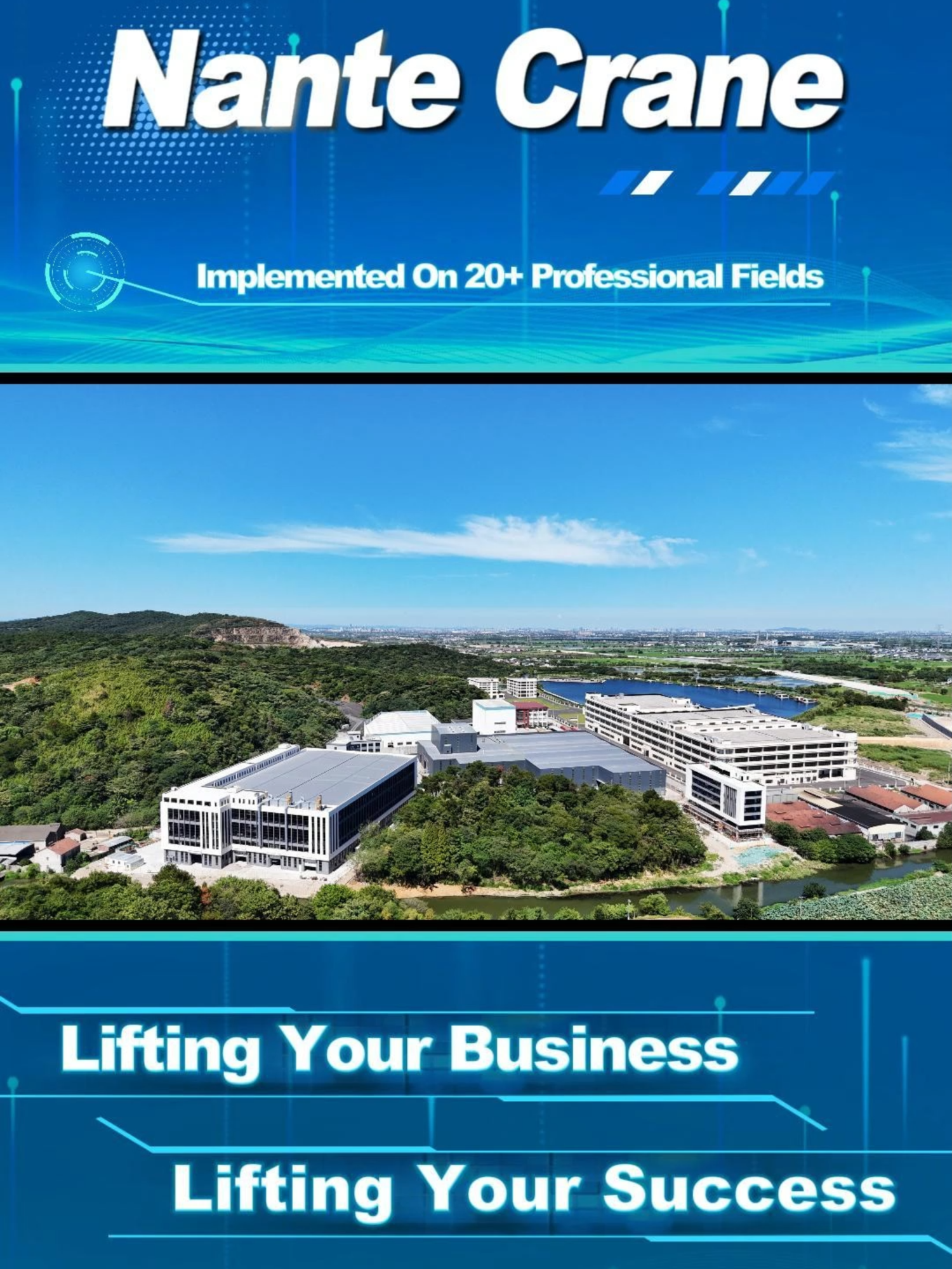 As the factory relocation is about to be completed, Nantes looks forward to your coming! #NANTE #Crane #hoist #factory #CraneEquipment