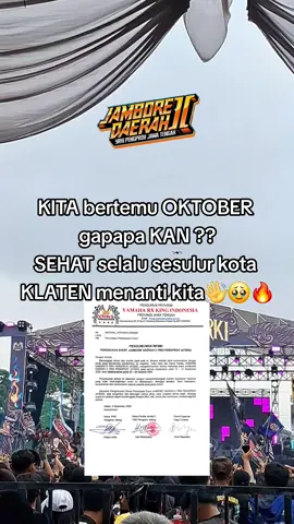 DEMI KEAMANAN dan KENYAMANAN ACARA KITA BERSAMA BOLO diundur ke 25-26 OKTOBER 2025🫡✅️ #infojamda2jateng #jamda2yrkijateng 