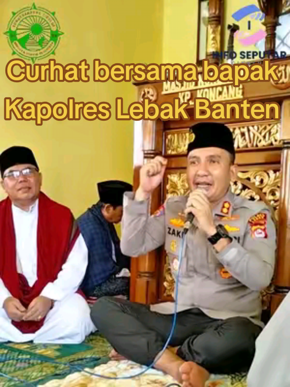 Agenda setelah sholat Jum'at bersama dan melanjutkan curhat bersama bapak Kapolres Lebak AKBP Herfio Zaki S.I.K., M.H, izin curhat pak @Polres Lebak  #kapolreslebakbanten #jumatcurhatbersamakapolreslebak #infocikulurlebak #infocikulurlebak 