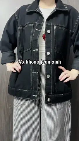 Áo khoác jean xinh #reviewquanao #aokhoacjean #aokhoacjeanxinh #xuhuong #thoitrang 