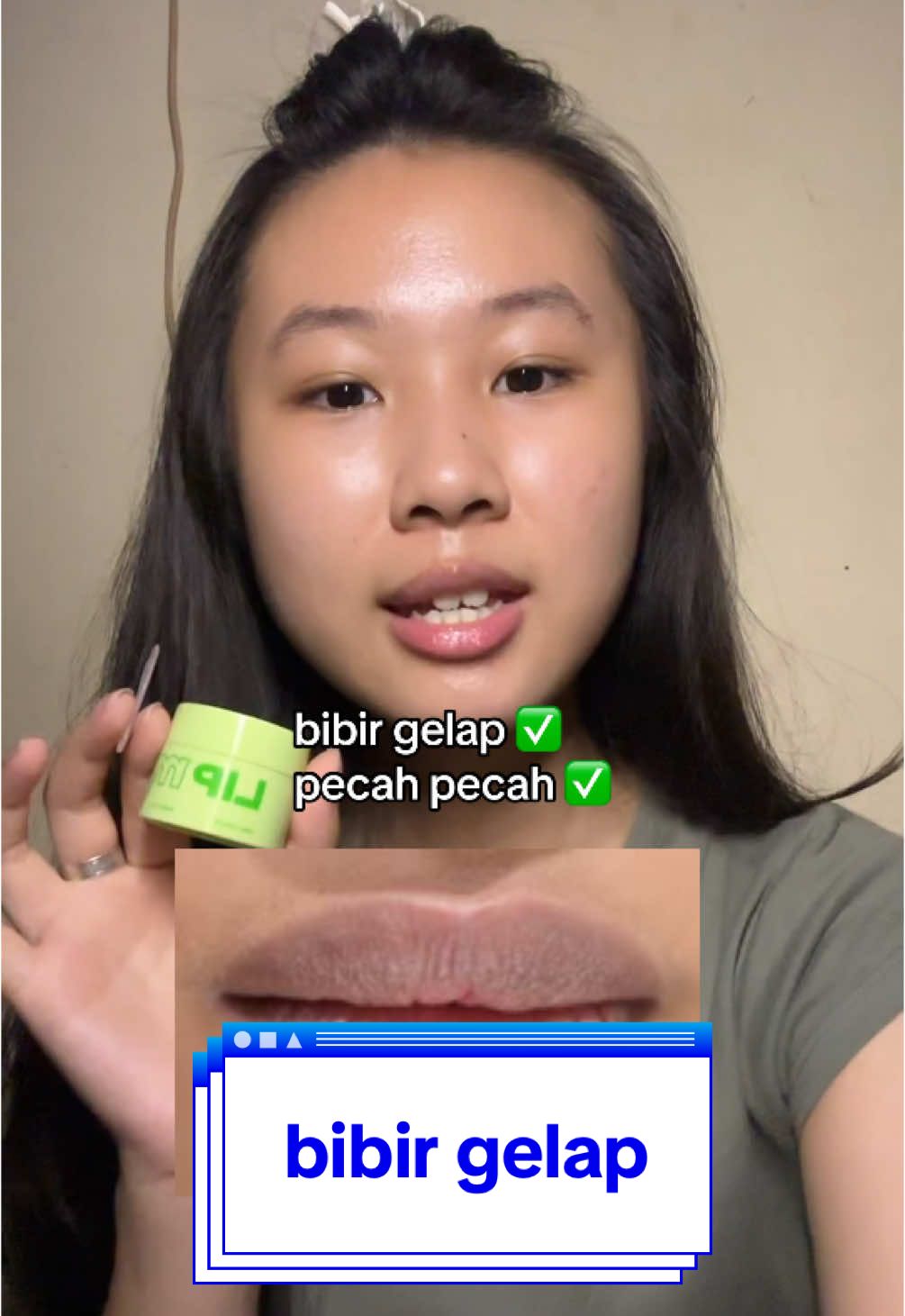 bibir gelap merapat #promoseruweekend #fy #emina #xyzbca #lipmask 