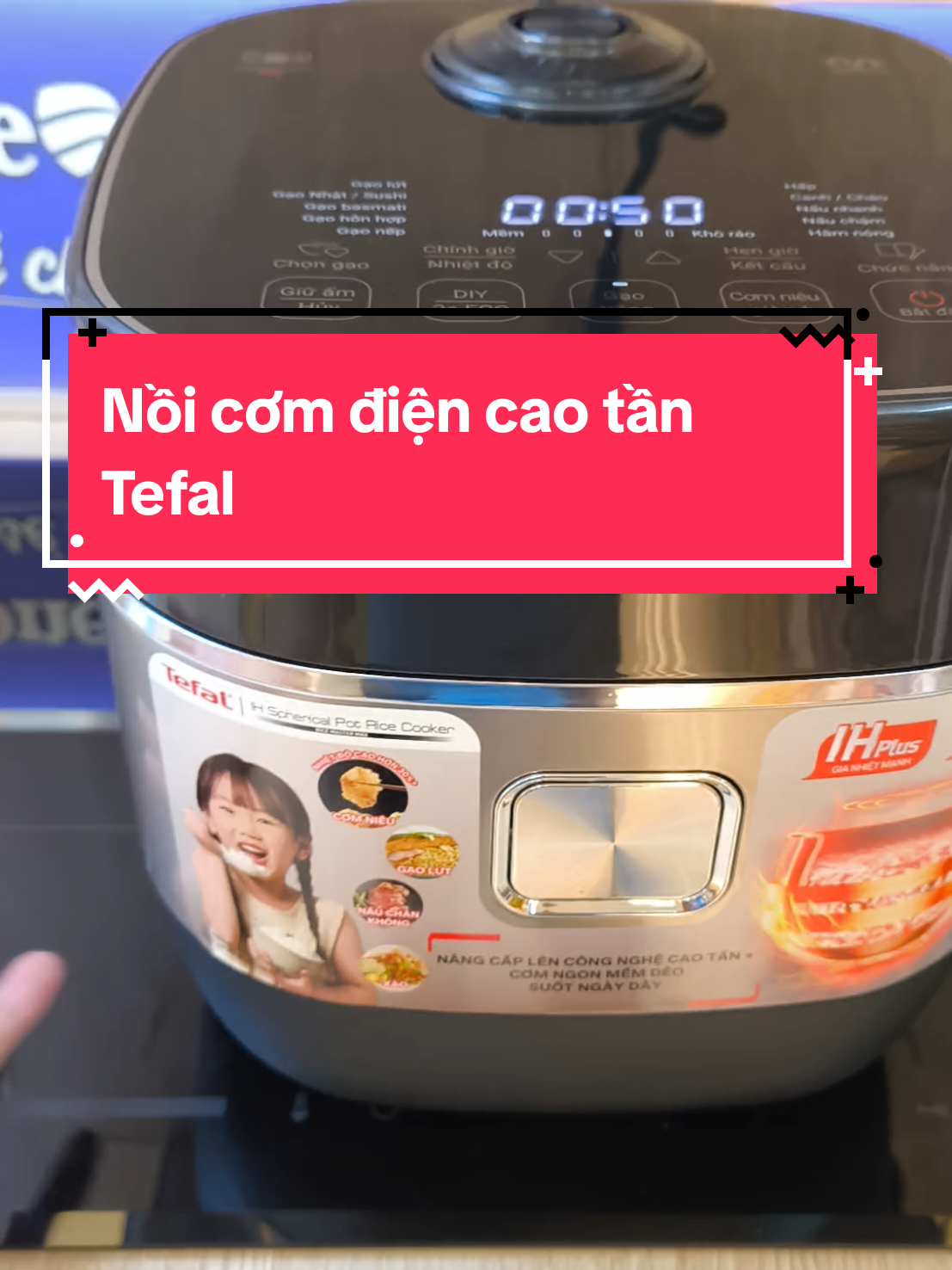Nồi cơm điện cao tần Tefal RK819868 1.8L Bảo hành 2 năm. #diengiadung #dobep #xuhuong #dobep #noicomdien 