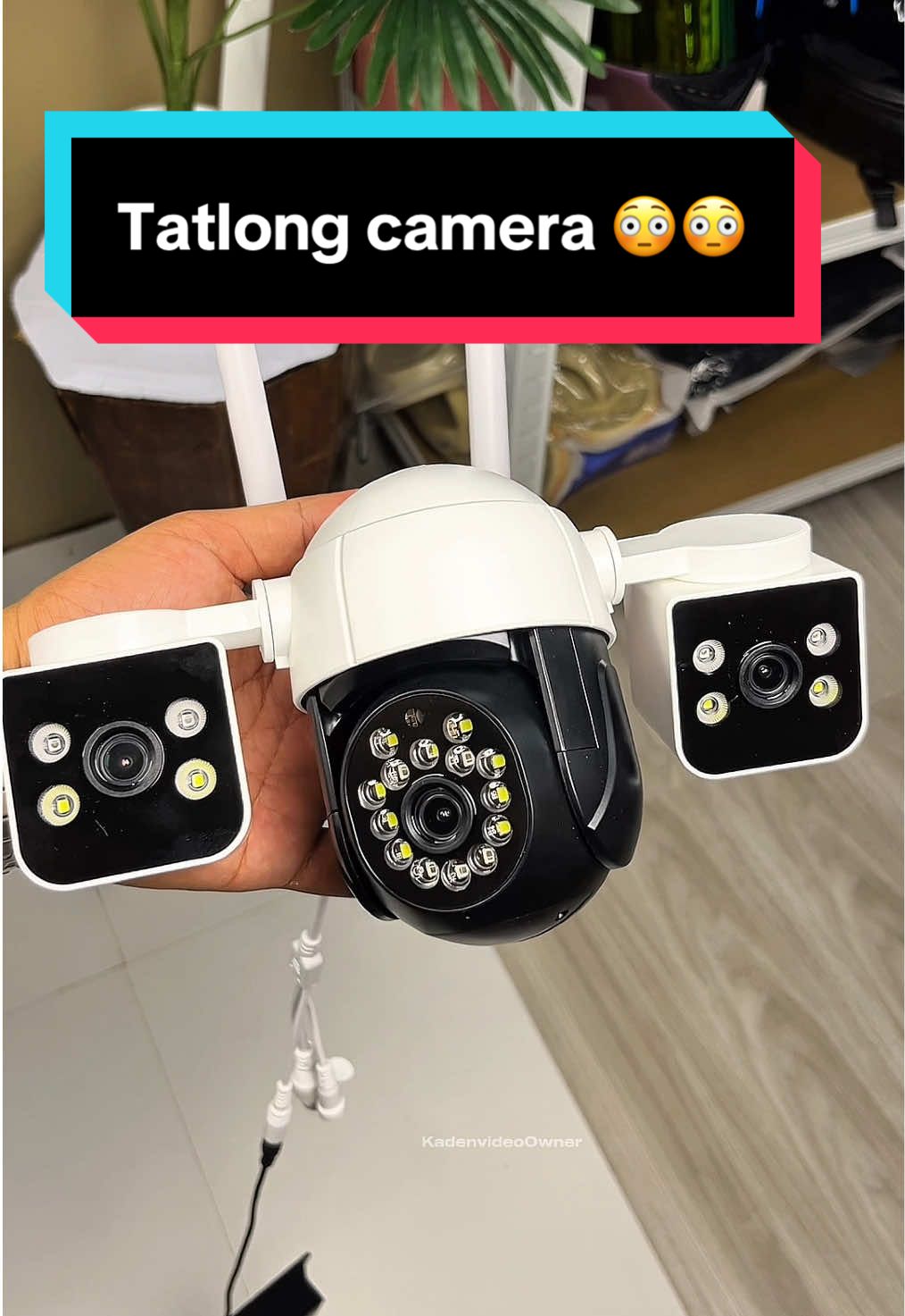 Tatlong camera na cctv kita talaga buong bahay mo 😳#cctvcamera #securitycamera #triplecamera #cctv 