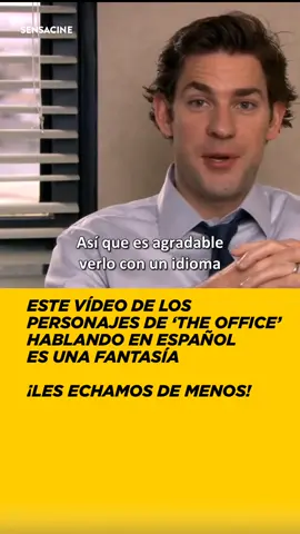 Los personajes de #TheOffice hablando español. ¡Hasta ellos se ríen!  #seriesentiktok #humorentiktok #quever #seriesrecomendadas