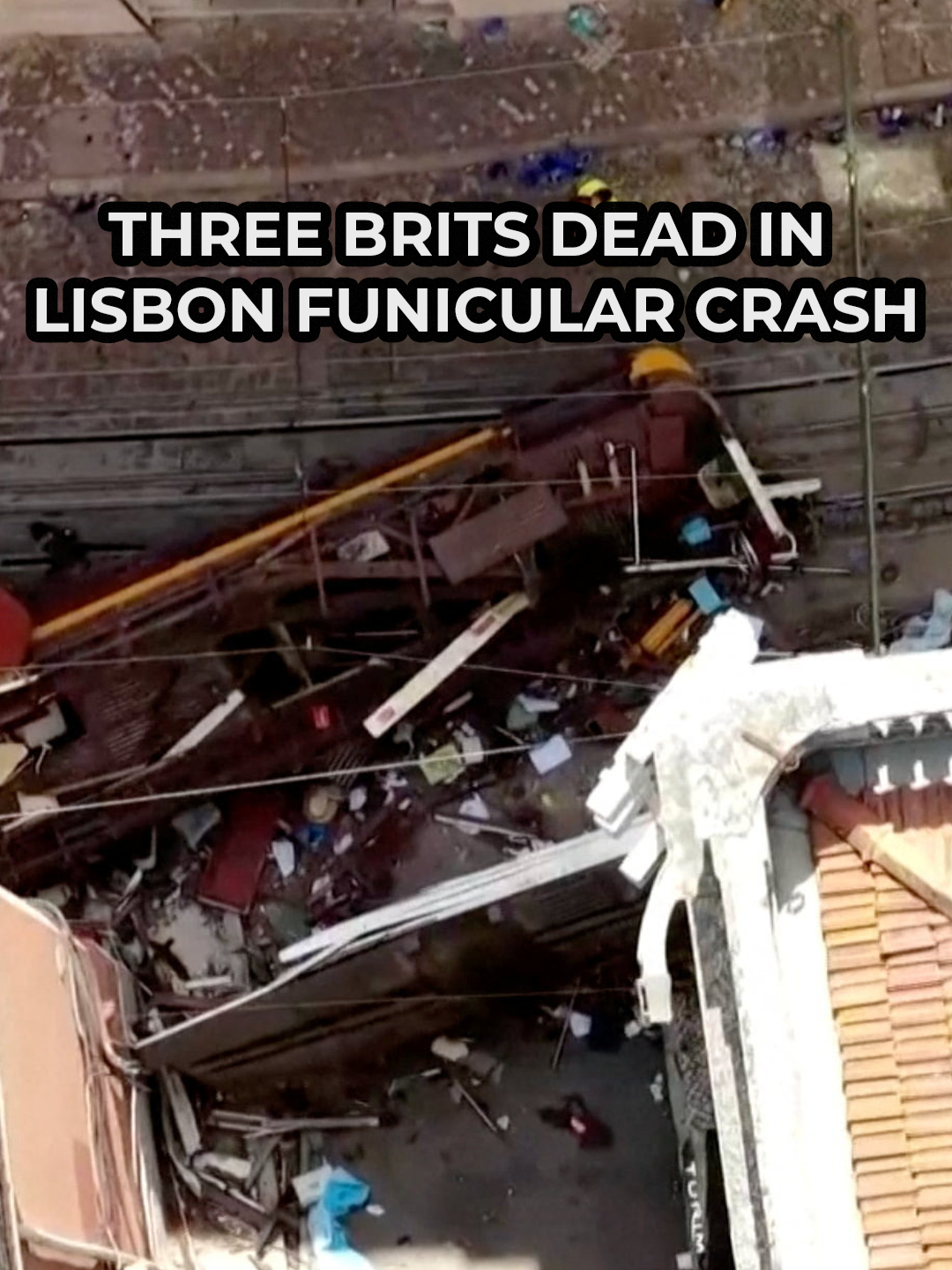 Portuguese police have confirmed that three British nationals are among those who died after the Gloria funicular in Lisbon derailed and crashed on Wednesday evening. #BreakingNews #Lisbon #LisbonFunicular #GBNews