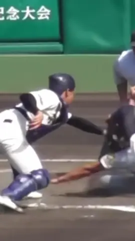 これがセーフに見える方コメント下さい…#高校野球 #甲子園#議論#判定#fyp