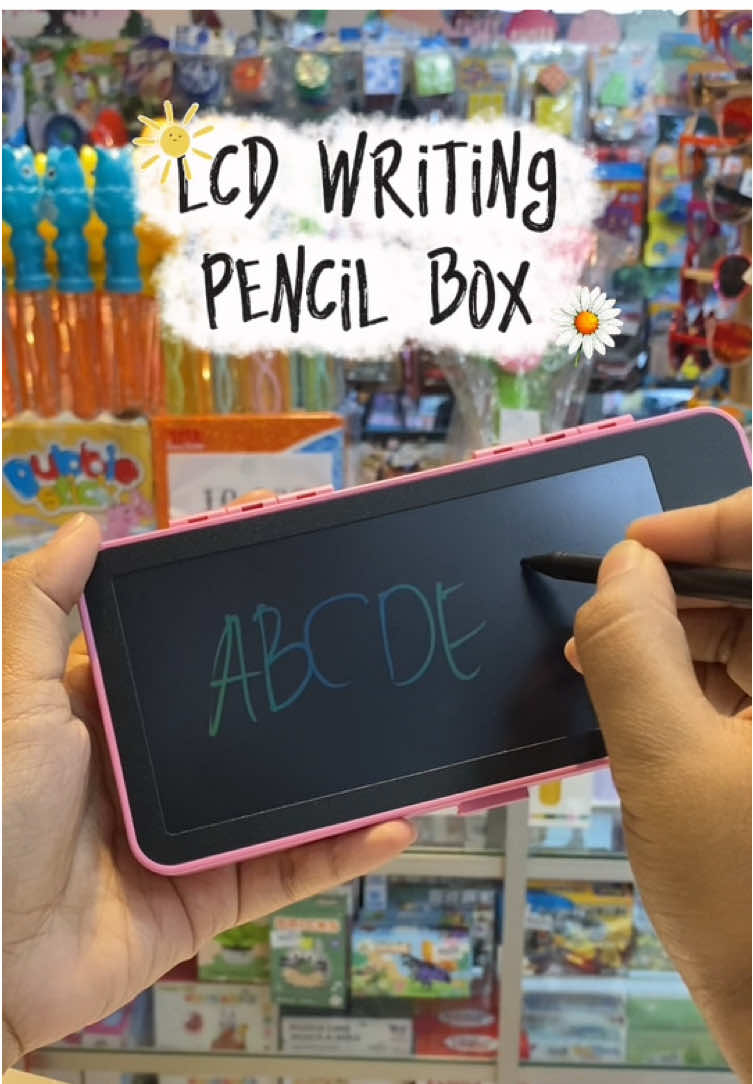 kotak pensil multifungsi 😍 #lcdwritingtablet #kotakpensil #lucu #mainanunik #fyp 