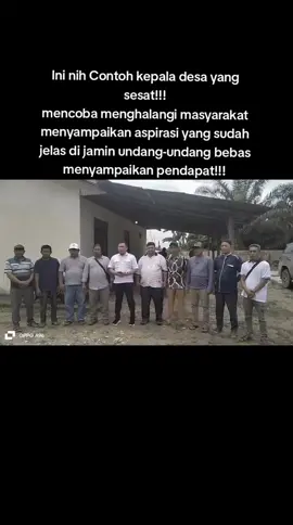 Assalamualaikum warahmatullahi wabarokatuh  Syalom  Horas  mejuah-juah  Hidup rakyat Indonesia  Hidup petani Indonesia  Kami aliansi mahasiswa dan masyarakat Pelalawan (AMMP) mengecam keras pernyataan Kepala Desa kesuma yang mana menyampaikan penolakan untuk Masyarakat menyampaikan aspirasi ke DPRD Provinsi Riau, Saya wandri saputra simbolon selaku ketua aliansi mahasiswa dan masyarakat menyoroti,bahwa ini adalah sikap kepala desa yang salah dan Tidak mau memperjuangkan masyarakat yang terdampak TNTN. Yang mana masyarakat Risau akan penggusuran atau relokasi mandiri yang saat ini Beradar isu ditengah masyarakat. dengan ini kami AMMP meminta Untuk aparat desa yang tak mendukung apapun pergerakan masyarakat, untuk segera di ganti kepala desa nya.  Lakukan proses hukum terkait dana yang selama ini di kucurkan dan gaji-gaji Kadus dan RT/RW juga segera di usut. Ingat kepala desa, anda di pilih dari masyarakat, Anggaran desa juga berdasarkan jumlah masyarakat dan luas nya. #prabowo #fypツ #indonesia🇮🇩  #Tolakrelokasi #Gantipengurusdesa