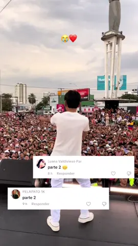 Ustedes fueron parte y protagonistas de todo esto!❤️#JotaAndresMusic #Pollos #cristoredentor #Bolivia 